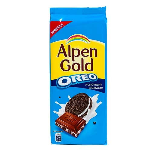Молочный шоколад Alpen Gold OREO