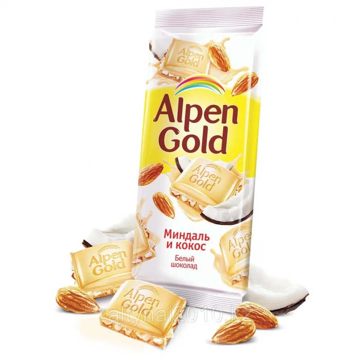 Alpen Gold миндаль и кокос 90гр